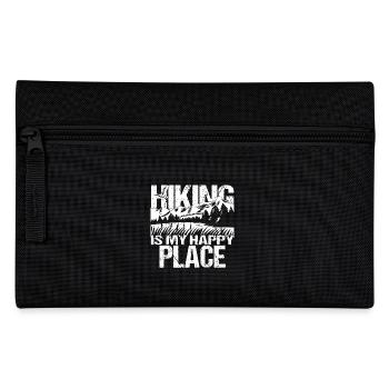 Hiking Is My Happy Place - Pencil Case - black - Front
