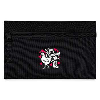 Love Line Dance Western Chicken dancing - Pencil Case - black - Front