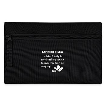 Camping Pills - Pencil Case - black - Front