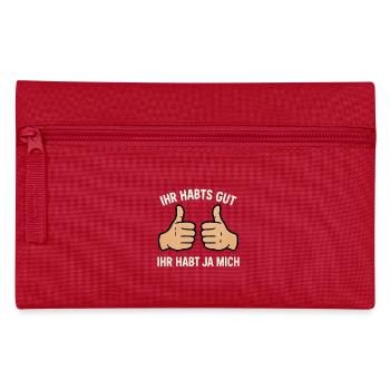 Drôle de dire, vous vous débrouillez bien, collègues de travail - Trousse - rouge - Devant