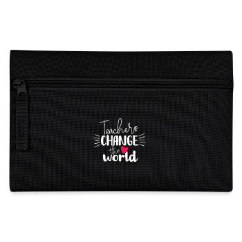 Teachers Change the World - Pencil Case - black - Front