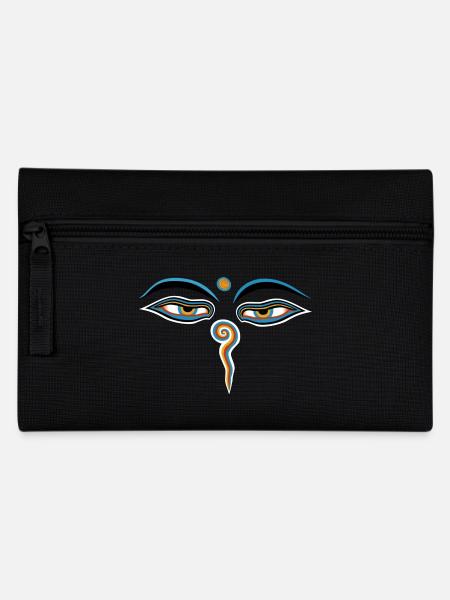 buddha eyes - Federtasche - Schwarz