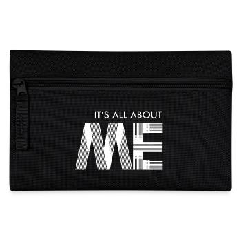its all about me - white - Pencil Case - black - Front