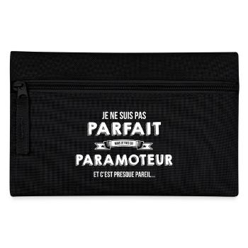 Paramoteur cadeau humour - Trousse - noir - Devant