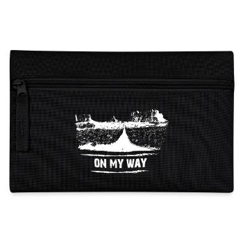 On My Way - Motorrad Biker Motiv - Federtasche - Schwarz - Vorne