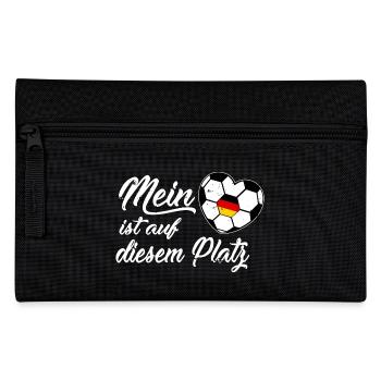 MEIN HERZ IST AUF DIESM PLATZ - Federtasche - Schwarz - Vorne