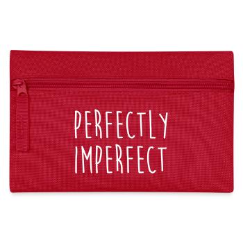 PERFECTLY IMPERFECT - Pencil Case - red - Front