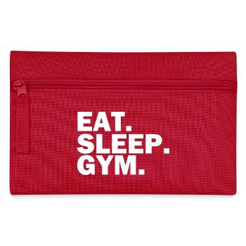 Mangez le sommeil Gym blanc - Trousse - rouge - Devant