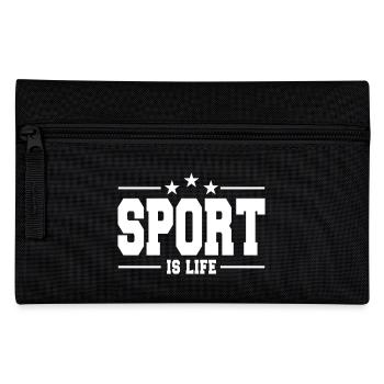 sport is life 1 - Federtasche - Schwarz - Vorne