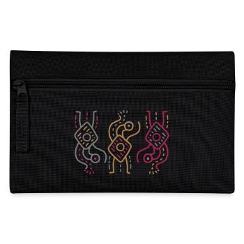 Abstract figures ornament - YMIR - vector graphic - Pencil Case - black - Front