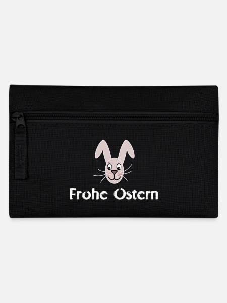 Frohe Ostern Osterhase Ostern - Federtasche - Schwarz