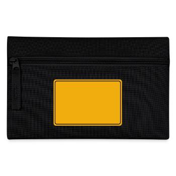 Place sign Germany blank template - Pencil Case - black - Front