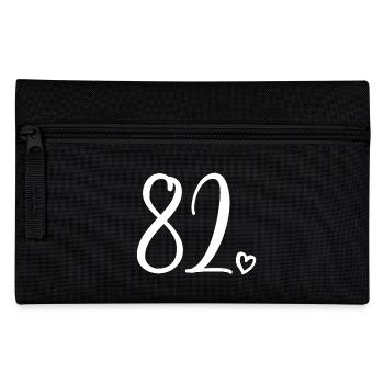 Süße Nummer 82, 82 Jahre alt, Geschenk zum 82. Geburtstag - Federtasche - Schwarz - Vorne