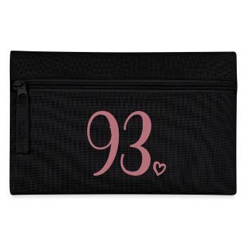 Cute Number 93, 93 Years Old, 93rd Birthday Gift - Pencil Case - black - Front