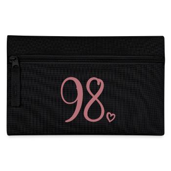 Cute Number 98, 98 Years Old, 98th Birthday Gift - Pencil Case - black - Front