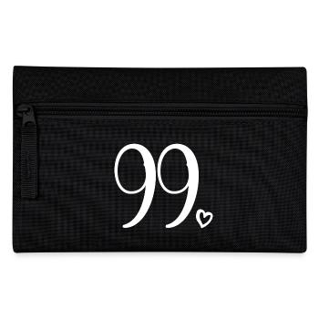 Cute Number 99, 99 Years Old, 99th Birthday Gift - Pencil Case - black - Front