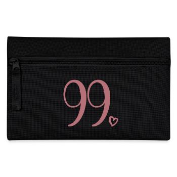 Cute Number 99, 99 Years Old, 99th Birthday Gift - Pencil Case - black - Front