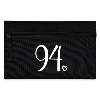 Cute Number 94, 94 Years Old, 94th Birthday Gift - Pencil Case - black - Front
