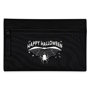 Joyeux Halloween Toile d’araignée Halloween - Trousse - noir - Devant