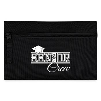 Senior 2023 Crew Proud Crew of Graduated - Pencil Case - black - Front