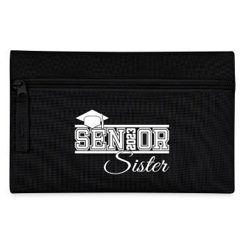 Senior 2023 Schwester Stolze Schwester von Graduate - Federtasche - Schwarz - Vorne