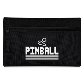 Pinball pinball machine pixel pinball finger grey - Pencil Case - black - Front