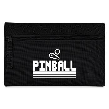 Pinball Pixel pinball machine white pinball player - Pencil Case - black - Front