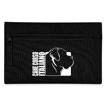 Cane Corso Italiano Profile Dogs Dog Wilsigns - Pencil Case - black - Front