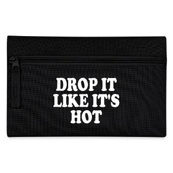 drop it like its hot - Federtasche - Schwarz - Vorne