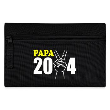 Papa 2024 - Federtasche - Schwarz - Vorne