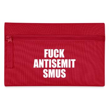 fuck antisemitismus - Federtasche - Rot - Vorne
