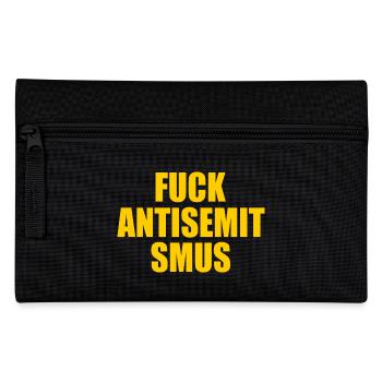 fuck antisemitismus - Federtasche - Schwarz - Vorne