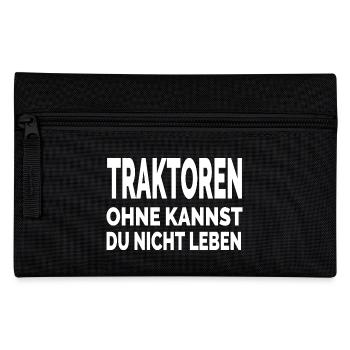 Traktor - Federtasche - Schwarz - Vorne