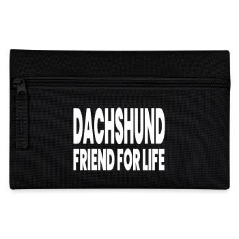 Dachshund - Pencil Case - black - Front