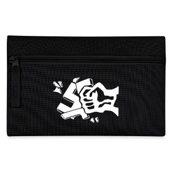Contre les nazis contre le poing droit - Trousse - noir - Devant