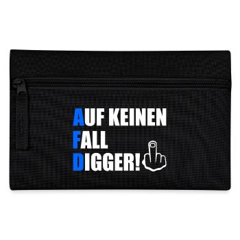 Definitely not digga - Pencil Case - black - Front
