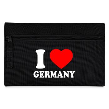 I love germany - Federtasche - Schwarz - Vorne