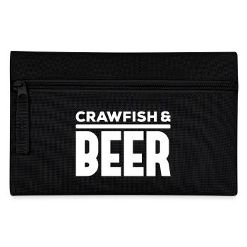 Crawfish & Beer – Maritimer Genussmoment - Federtasche - Schwarz - Vorne