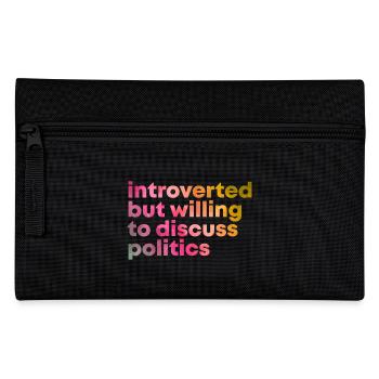 politique - Trousse - noir - Devant