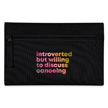 Canoeing - Pencil Case - black - Front