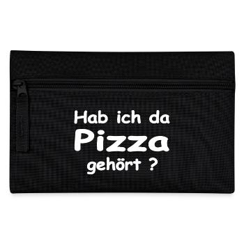 Pizza - Federtasche - Schwarz - Vorne