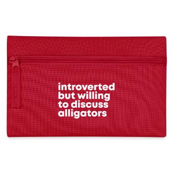 alligator - Trousse - rouge - Devant
