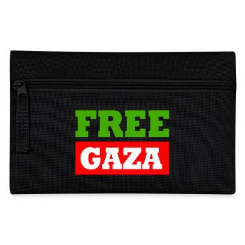 Free gaza - Federtasche - Schwarz - Vorne