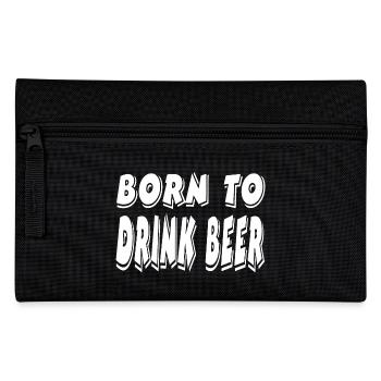 Bier - Federtasche - Schwarz - Vorne
