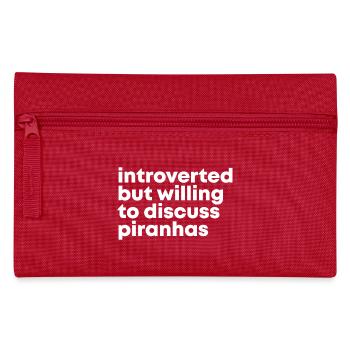 Piranha - Pencil Case - red - Front