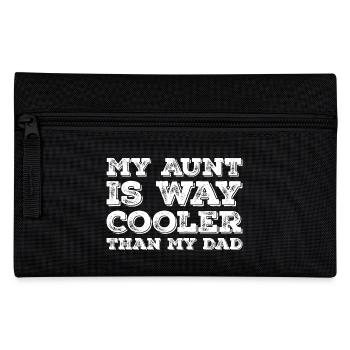 My aunt is way cooler than my dad - Trousse - noir - Devant