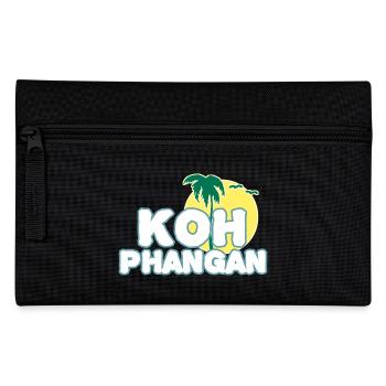 Koh Phangan Mondinsel - Federtasche - Schwarz - Vorne