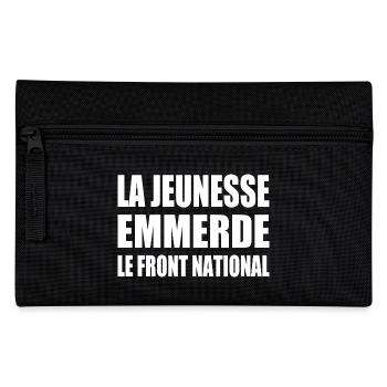 la jeunesse emmerde le front national - Trousse - noir - Devant