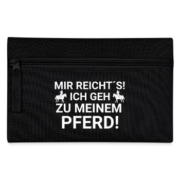 I've had enough of the horse - Pencil Case - black - Front