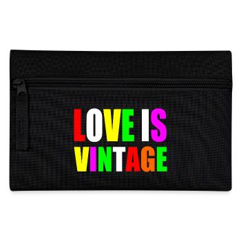 Love is vintage - Pencil Case - black - Front